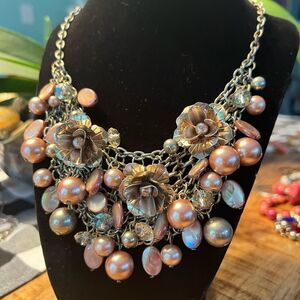 Erica Lyons floral necklace